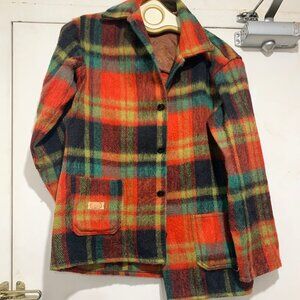 VINTAGE REGENT WOOL/MOHAIR PLAID SHIRT JACKETS SIZE S